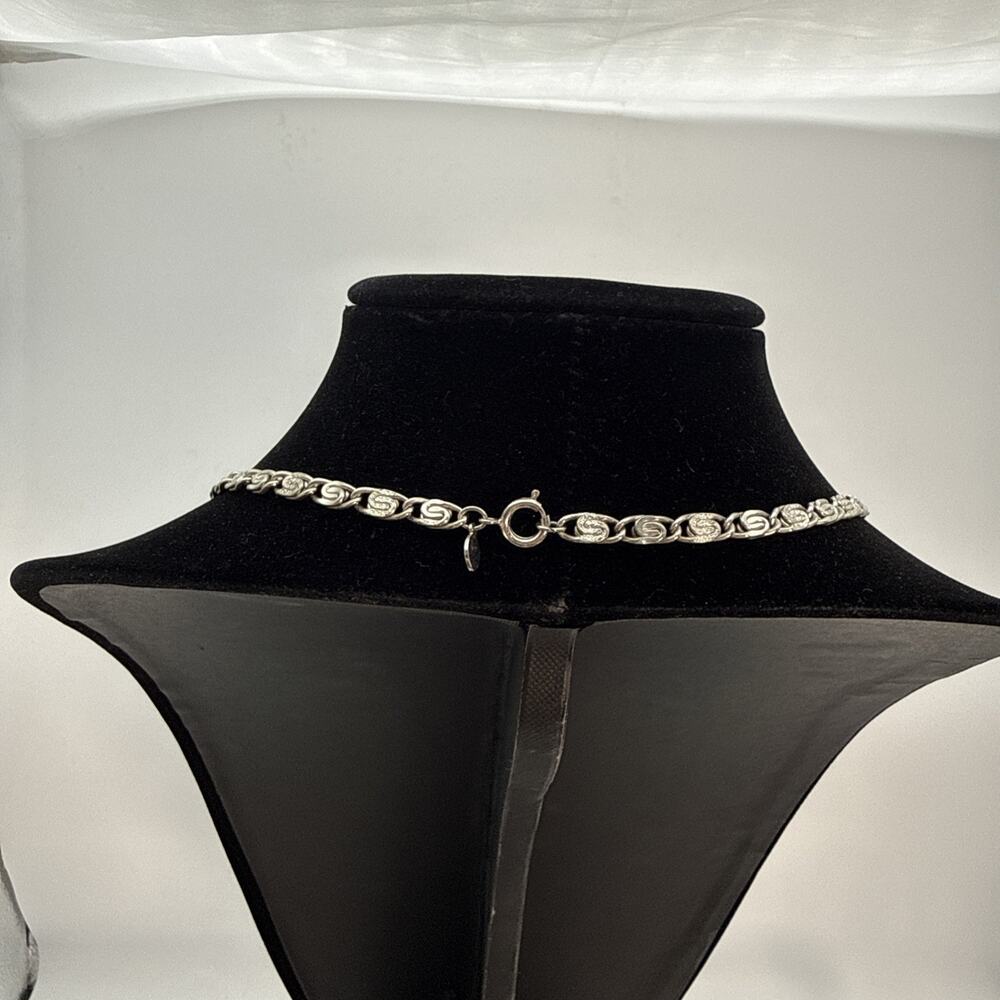 Vintage Avon Marked Mariner Thick Link Silver Tone Chain Necklace 30” - Picture 6 of 7
